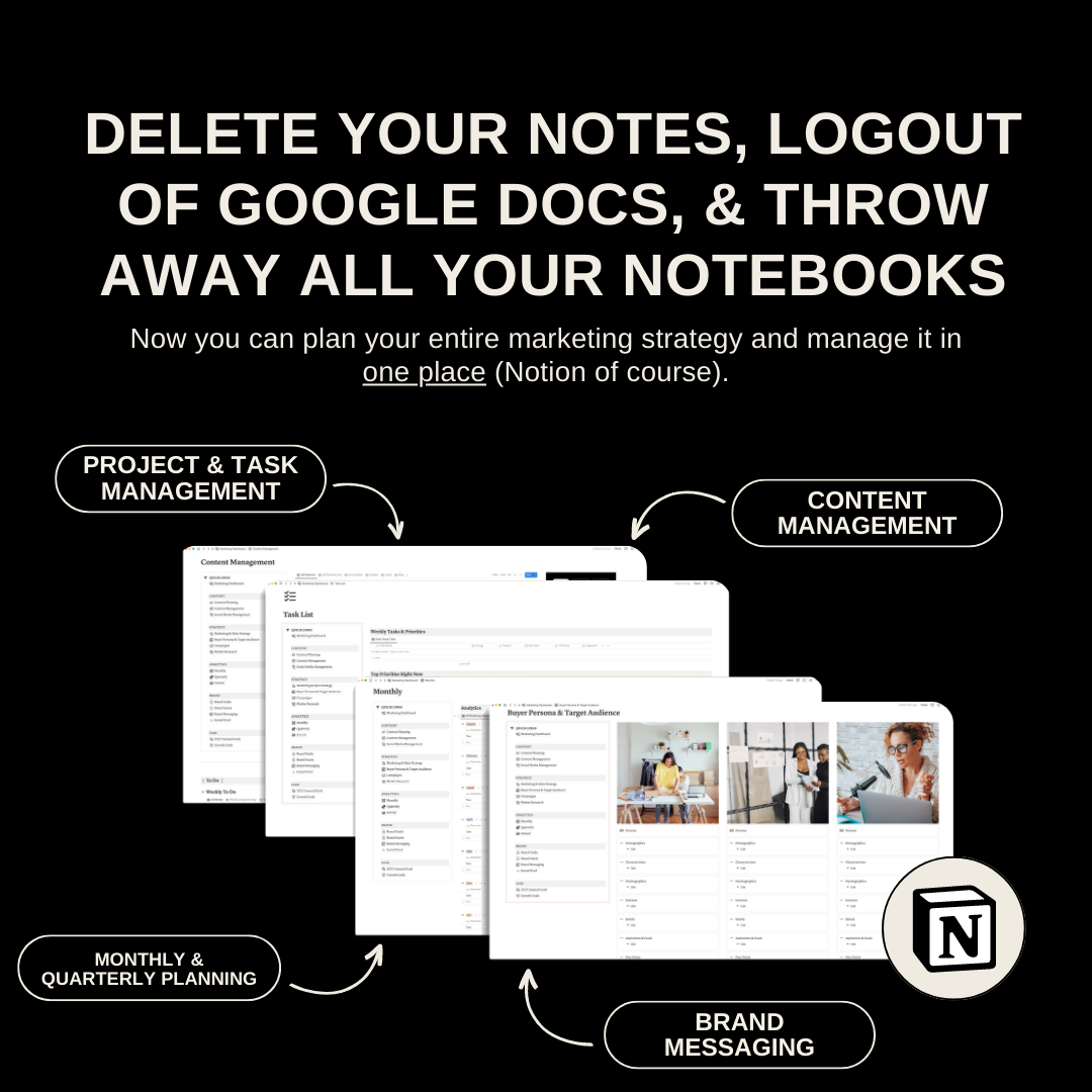 Centralize Your Marketing Operations Dashboard for Notion