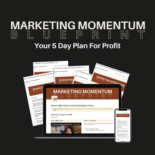 Marketing Momentum Blueprint- 5-Day Email Workshop